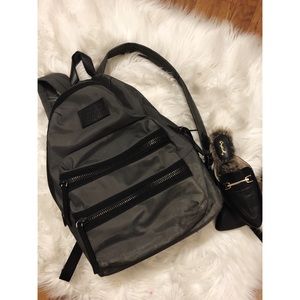 Marc Jacobs’s Grey and Black Backpack